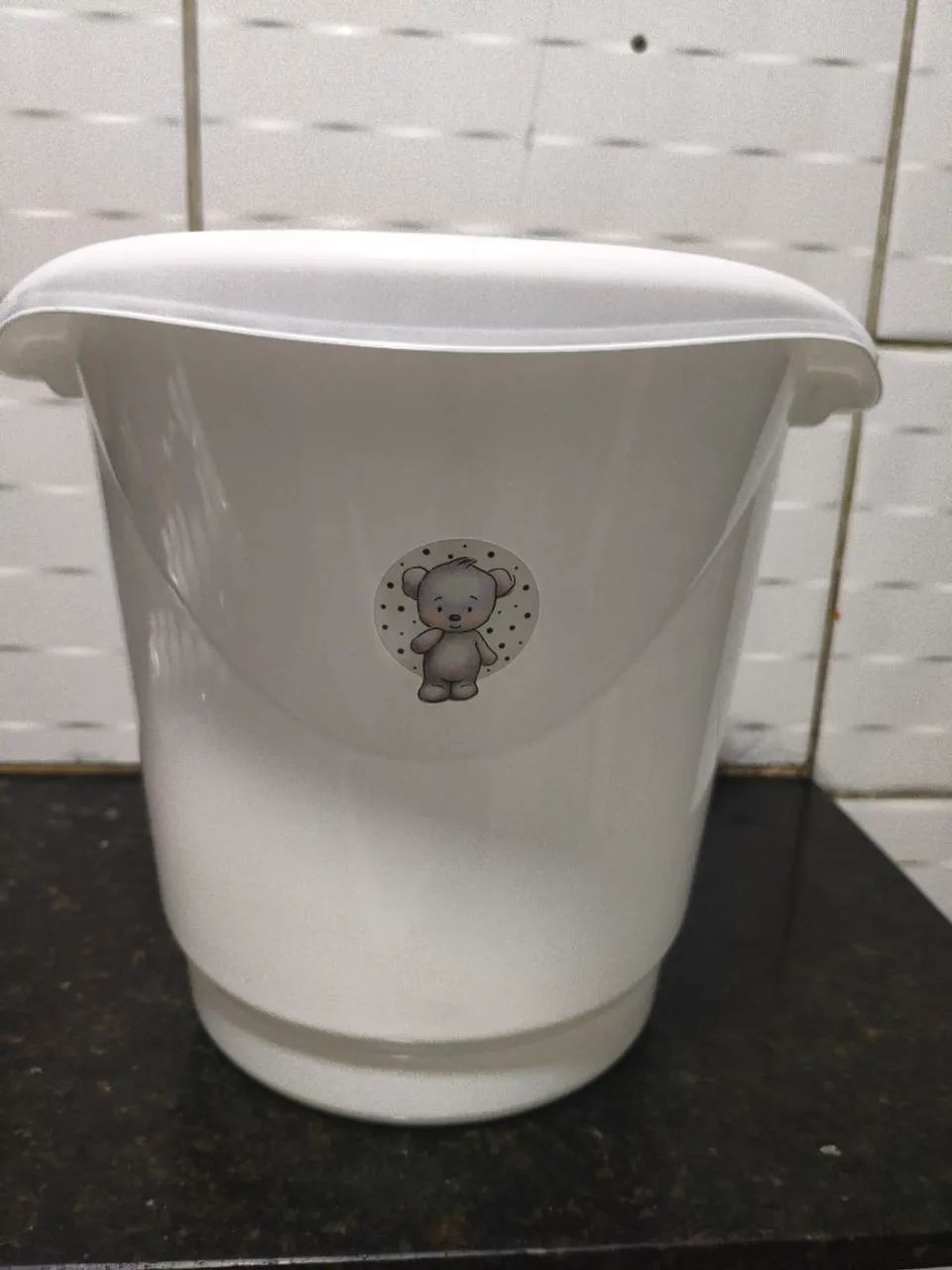 Kit Bacia e Balde para bebês ( Novos ) - Foto 4