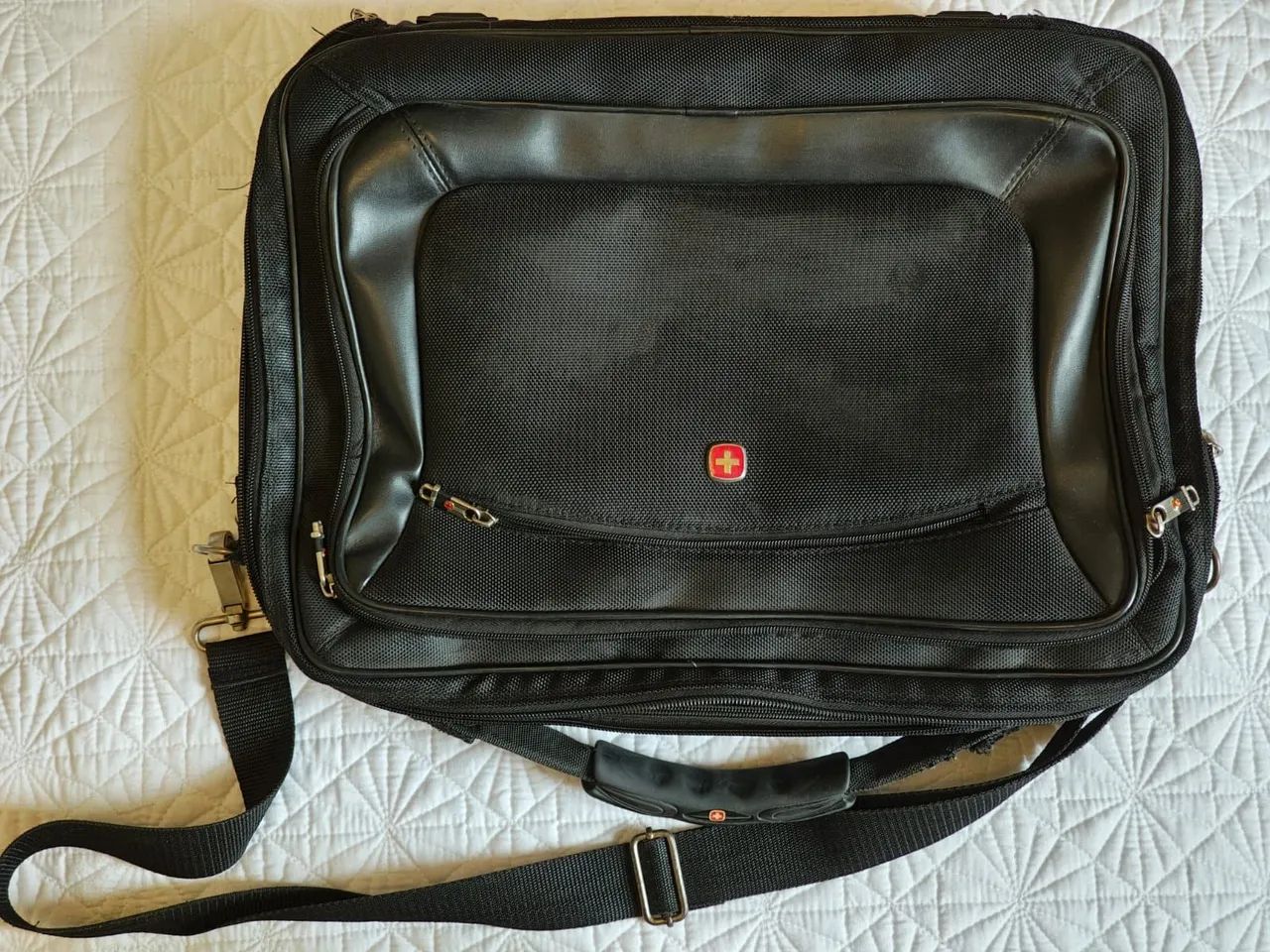 Maleta Pasta Executiva Swisswin para Notebook - Com Alça - Foto 3