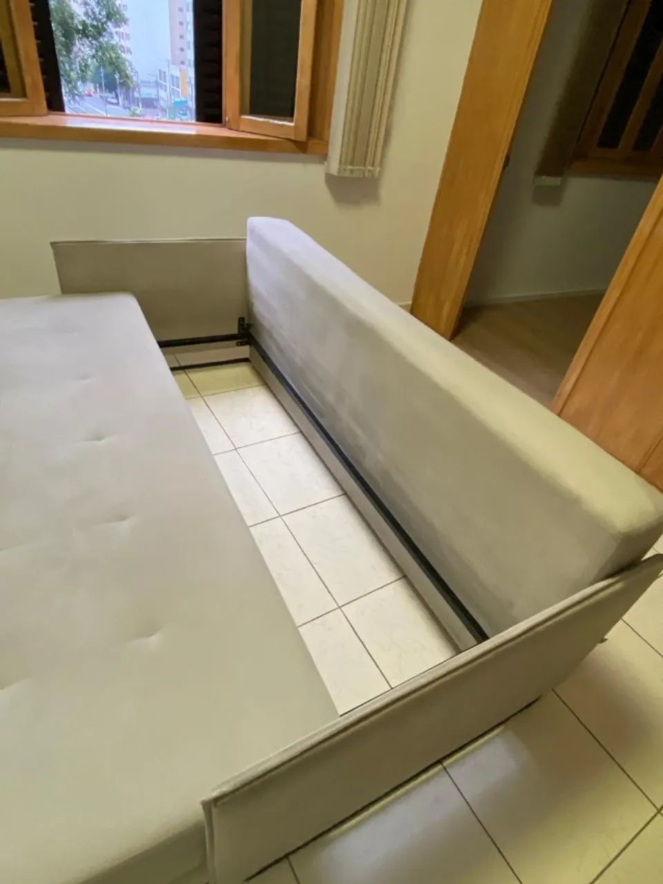 SOFÁ-CAMA CASAL SUPER CONFORTÁVEL E BONITO - Foto 3