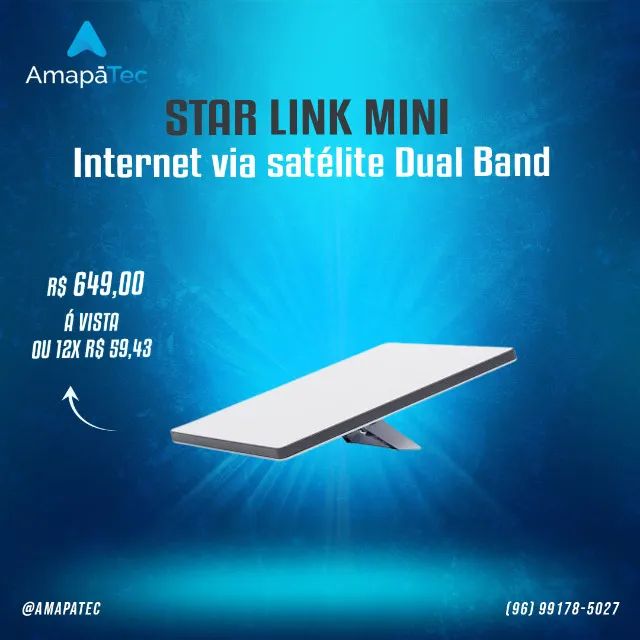 Starlink MINI Internet via satélite