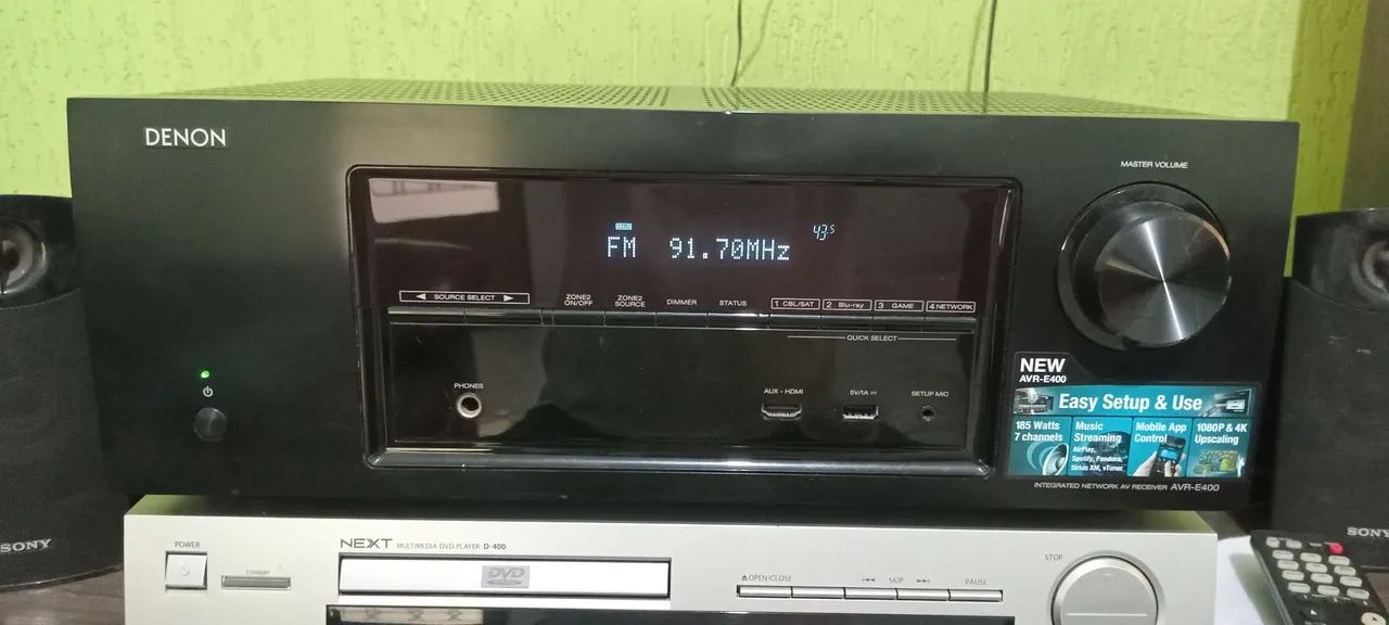 Receiver DENON AVR E 400 ( 4 K )