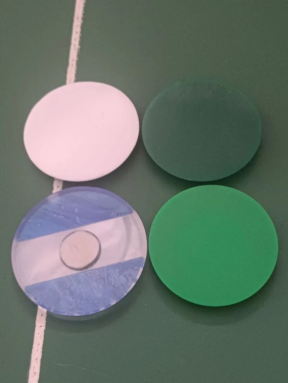 Quarteto futebol de botão arte embutida  - Foto 2