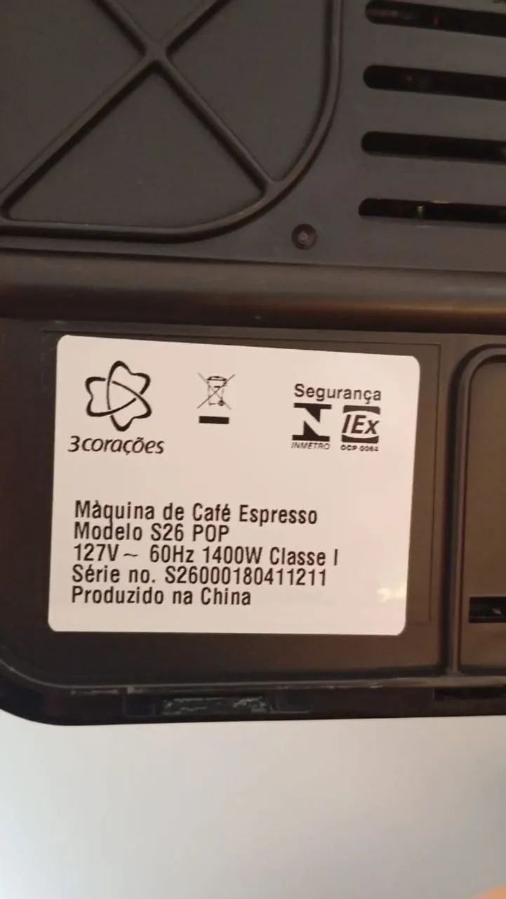 Cafeteira 3 coração cápsulas  - Foto 4