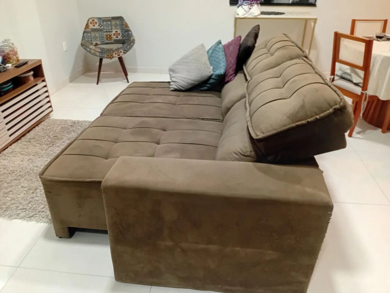 Sofá retrátil, com regulagem, inclinado com encosto  - Foto 3