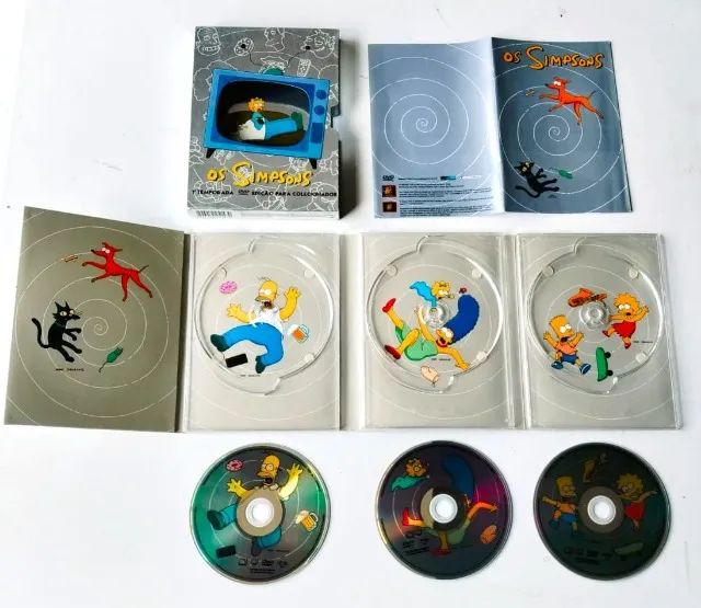 Box Dvd Os Simpsons 1ª Temporada Completa - Edição para