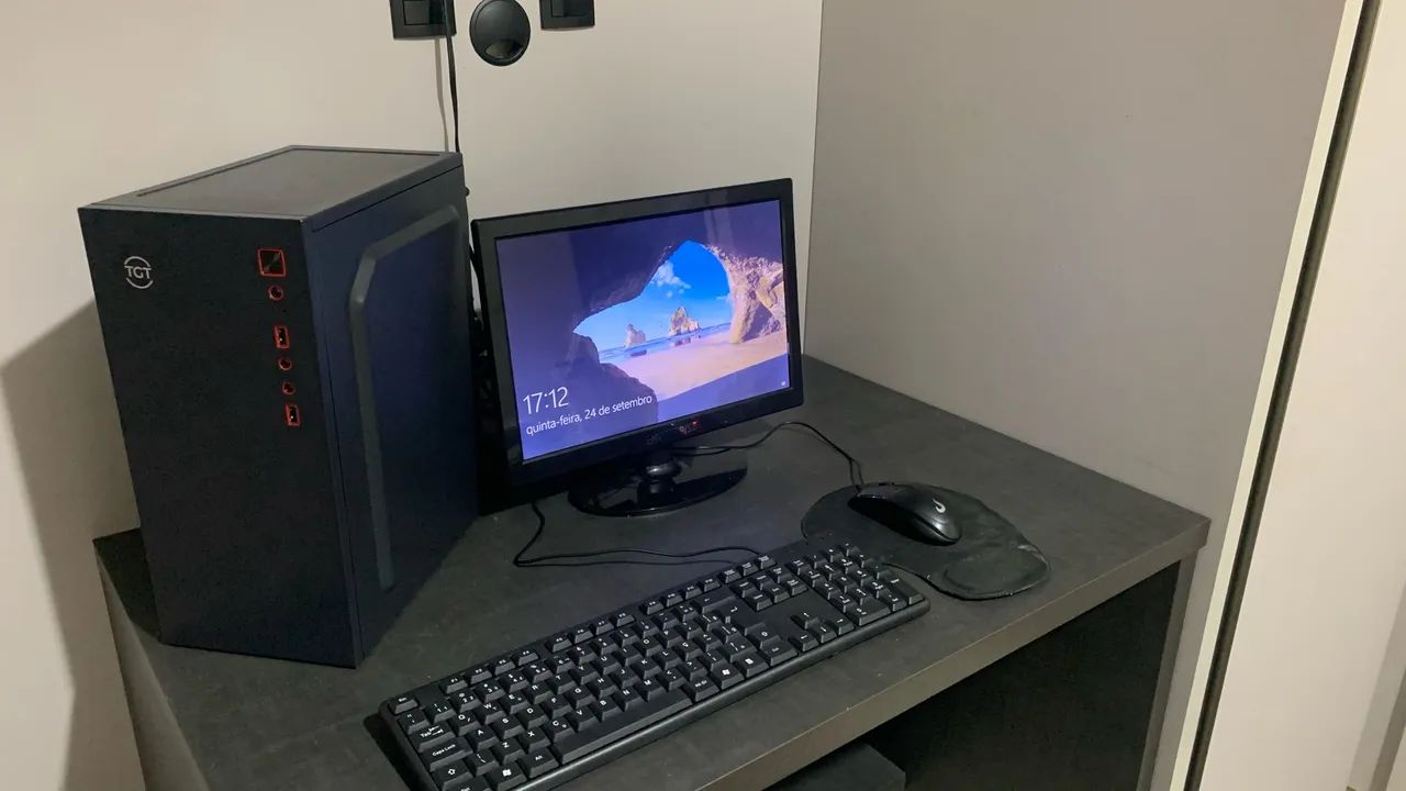 Computador completo para trabalho jogos leves e internet IMPECÁVEL  - Foto 4