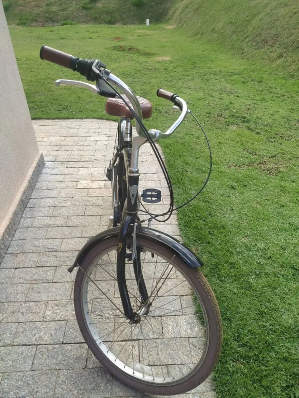 Bicicleta Nirve Classic cor preta - Foto 3