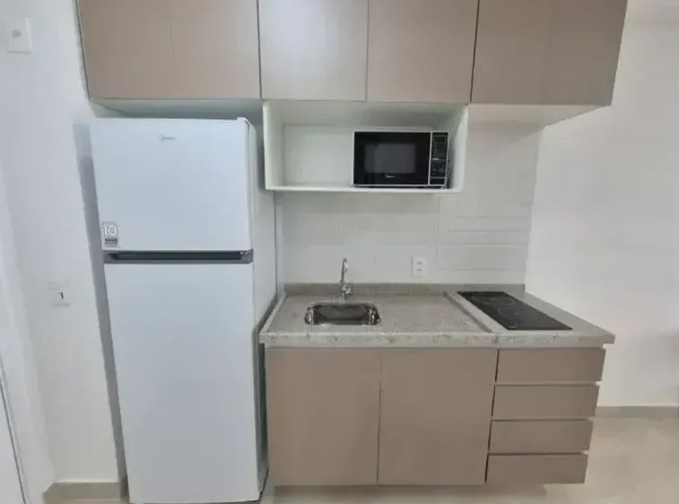 Studio 30m², 1 dormitório, sacada "conjugado". Sem vaga de garagem. - Foto 3