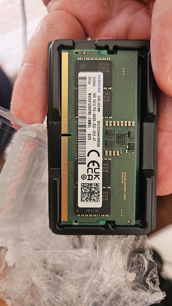 Memória RAM notebook DDR5 SODIMM