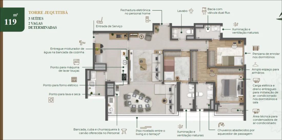 RAIZES RESERVE - APARTAMENTOS - Foto 5