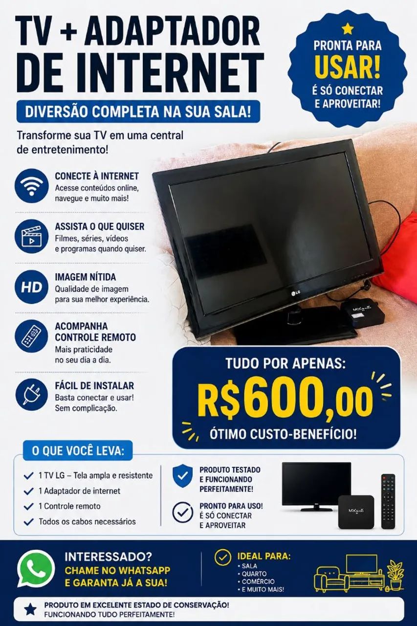 Tv no precinho