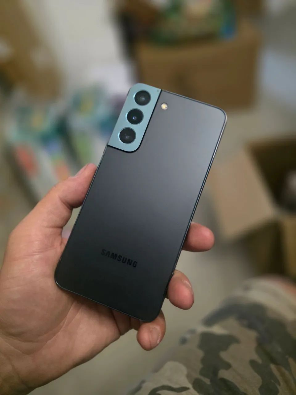 Samsung s22 256gb caixa e carregador - Celulares e Smartphones