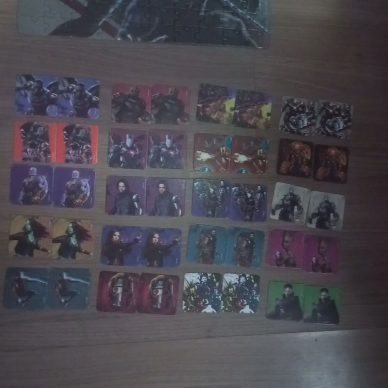 KIT 3 EM 1 MARVEL VINGADORES BRINQUEDO INFANTIL DOMINÓ QUEBRA CABEÇA E JOGO DA MEMÓRIA  - Foto 3