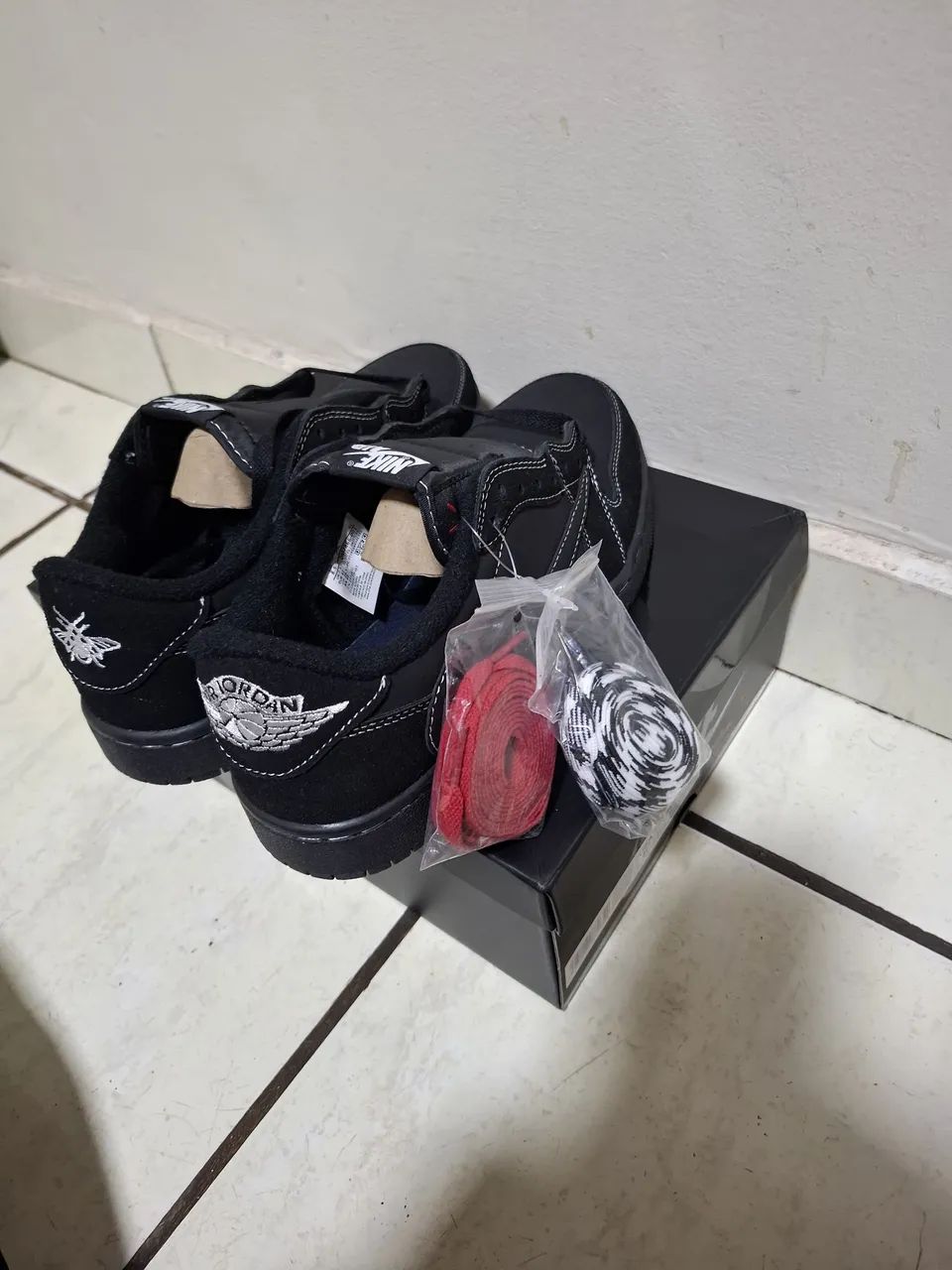 Nike Air Jordan 1 Low X Travis Scott "Black Phantom" - 40 - Foto 4