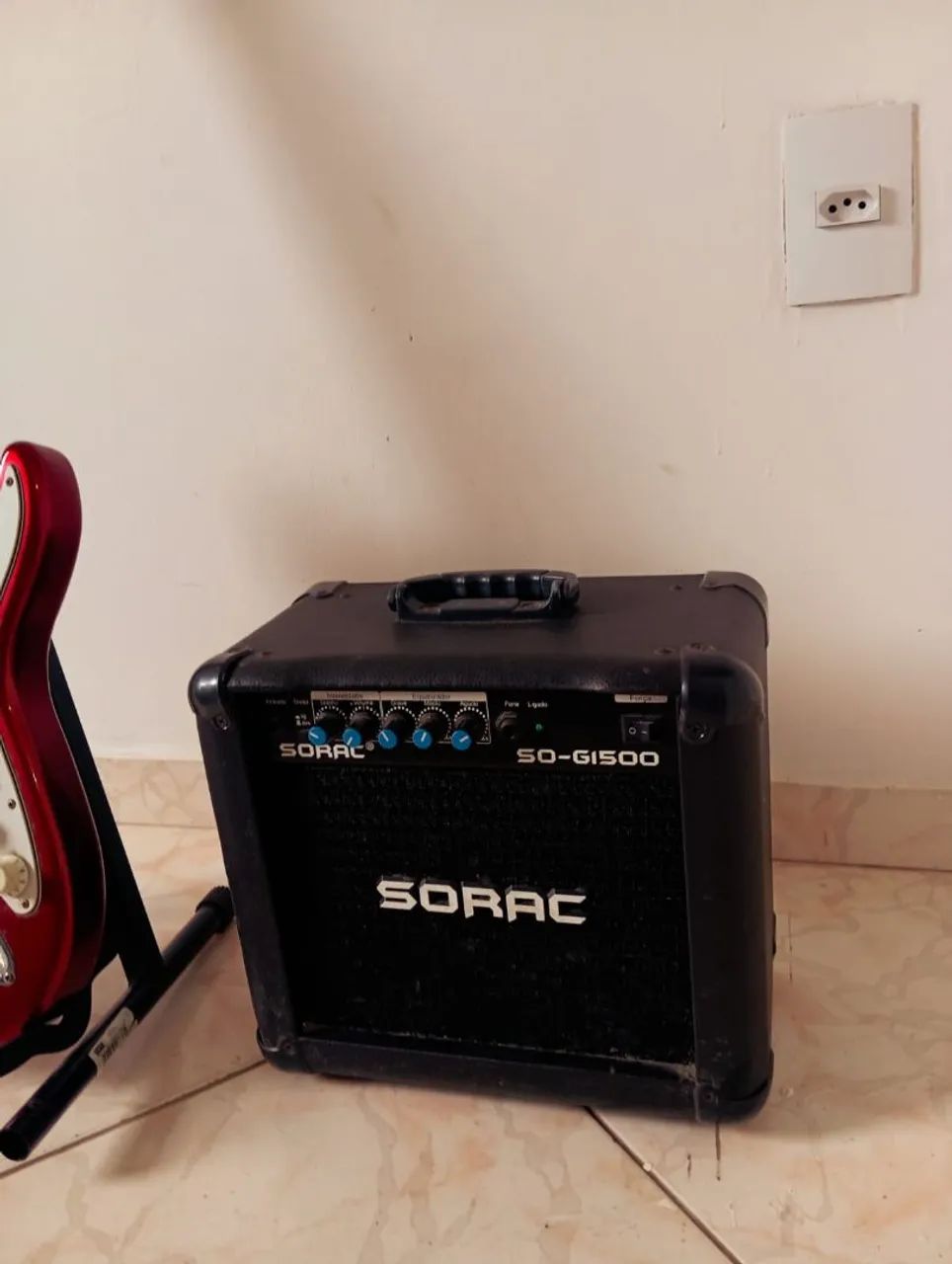 Guitarra e caixa amplificadora - Foto 2