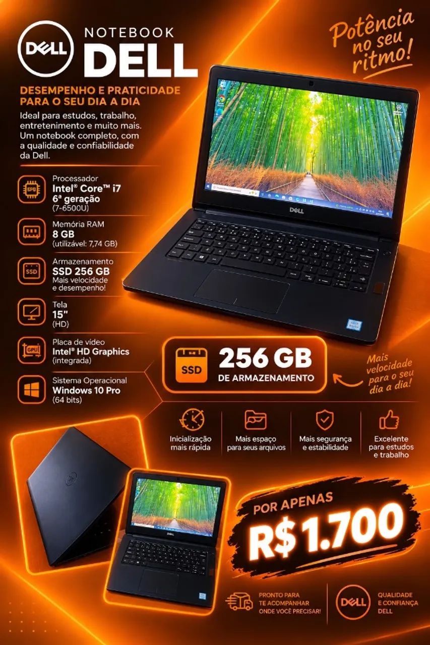 NOTEBOOK DELL I7