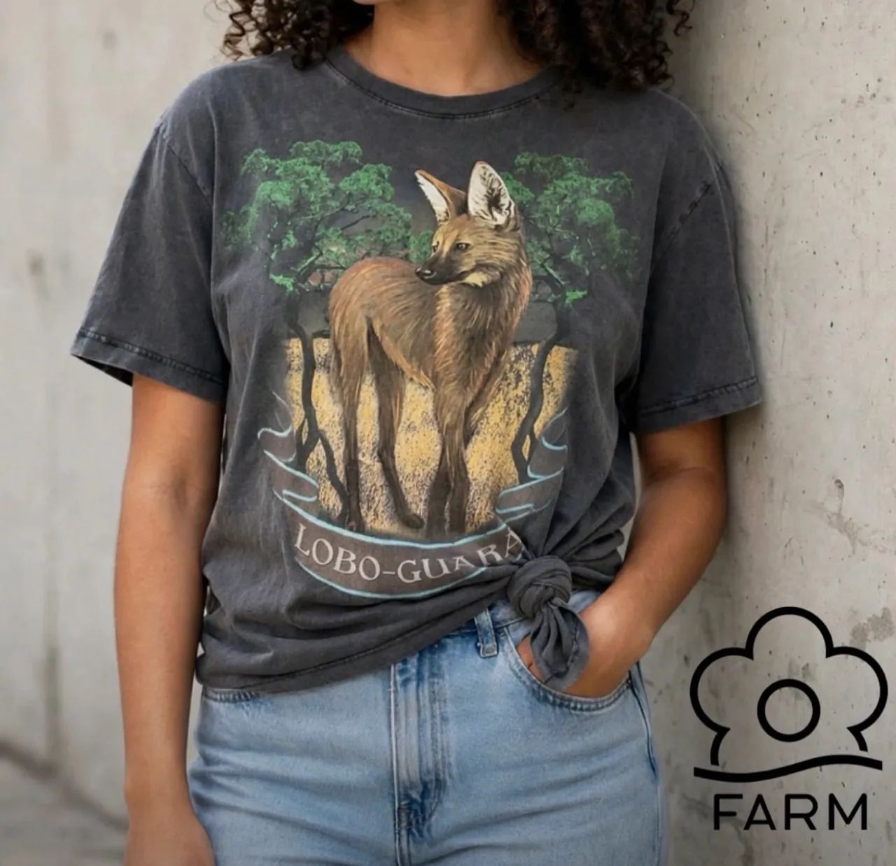 Camisa oversized Farm M