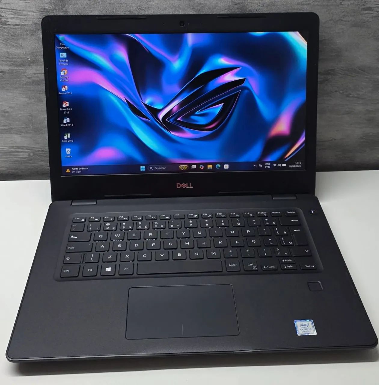 Notebook Dell i5 7° geração 8gb ram/ssd 256gb 