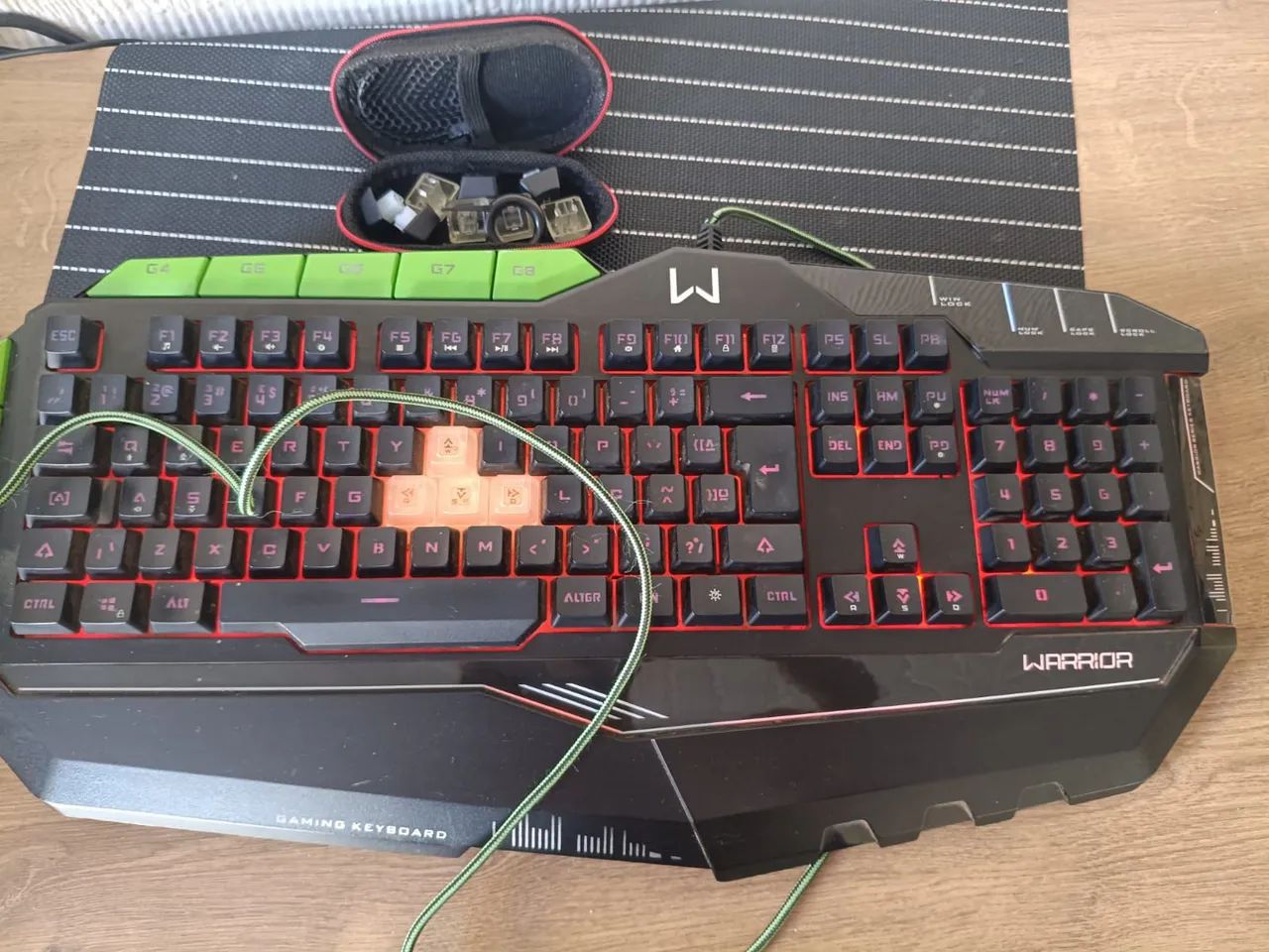 Teclado e mouse games WARRIOR - Foto 5