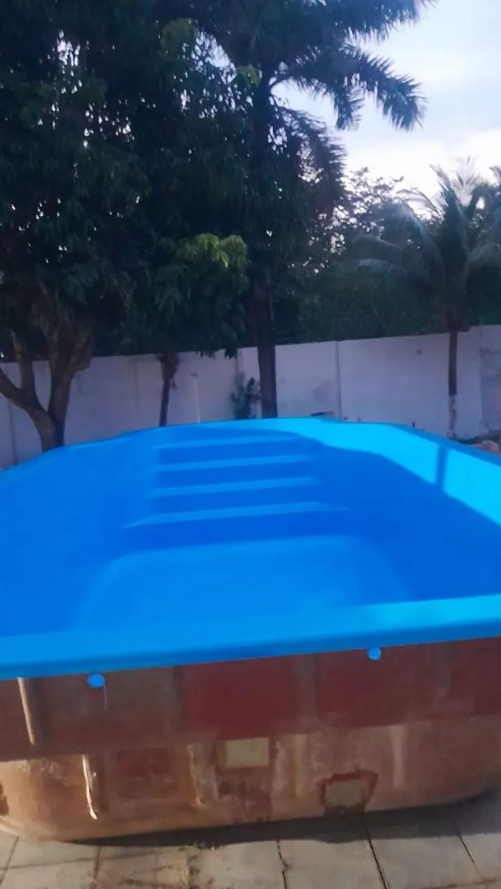 Restauração e reparos piscina de fibra - Foto 3