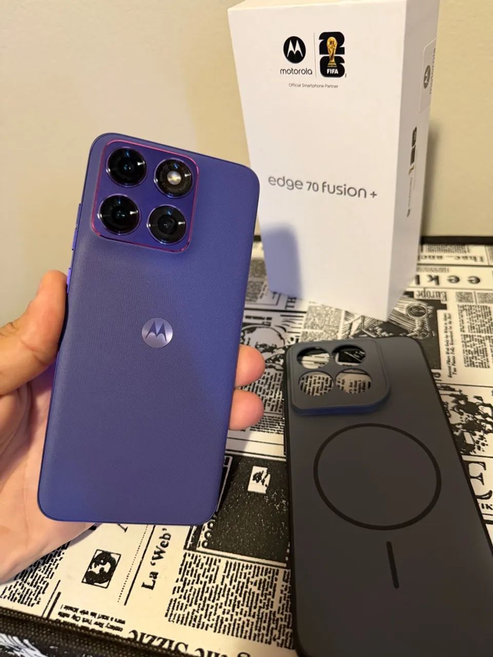Moto edge fusion + 256gb top top - Foto 2