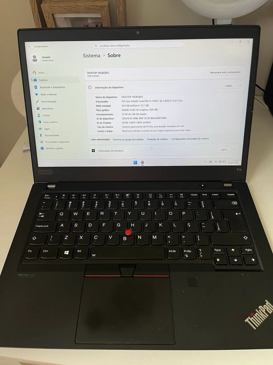 Notebook ThinkPad T14 - Seminovo - Foto 3