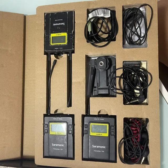Microfone de lapela profissional Saramonic UHF Wireless - Foto 2