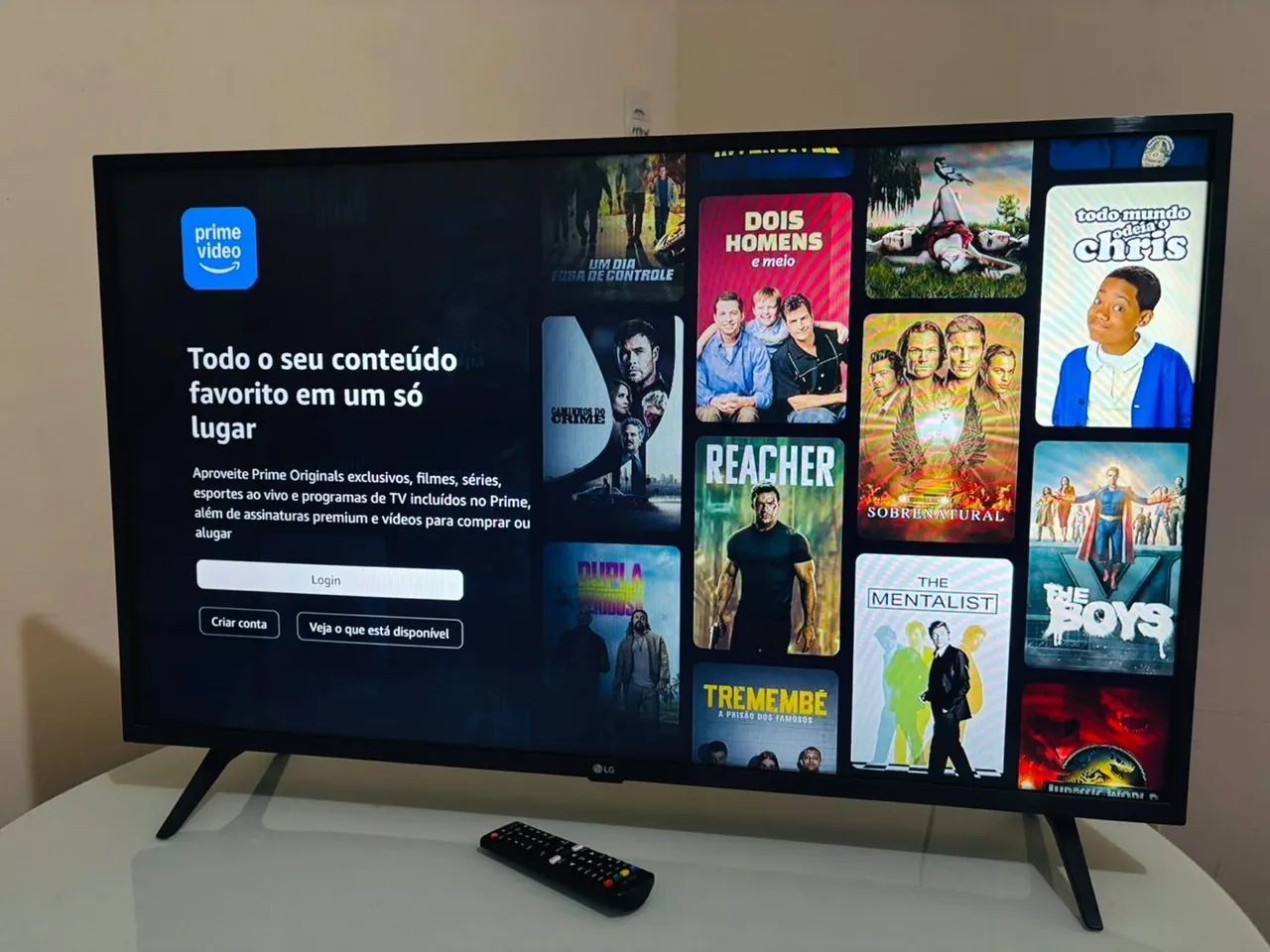 Smart tv LG 43 polegadas impecável  - Foto 4