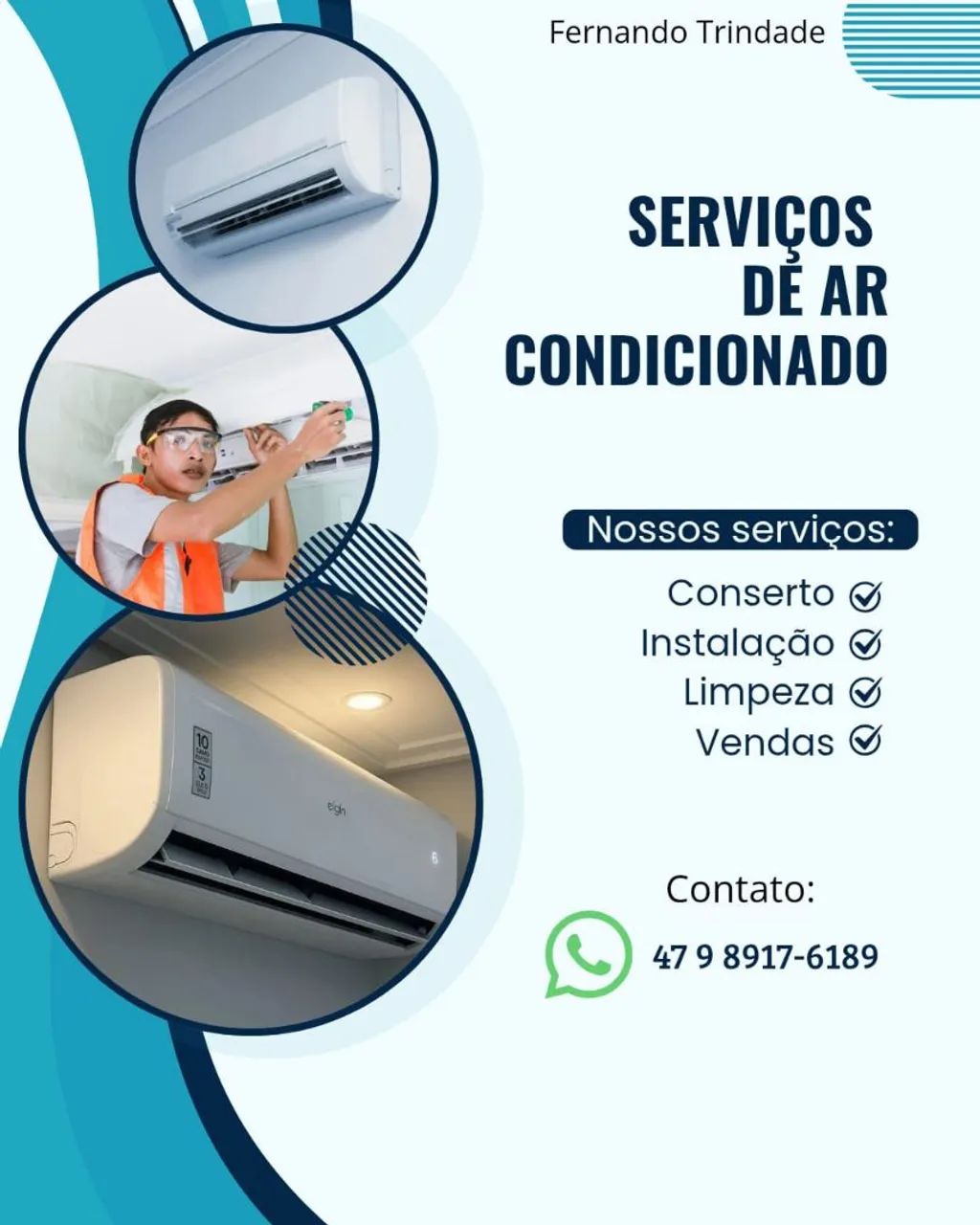 Instalação de ar condicionado 