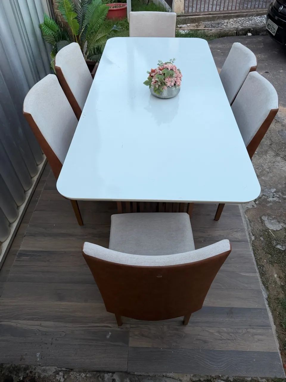Conjunto de mesa de jantar 6  cadeiras - Foto 3