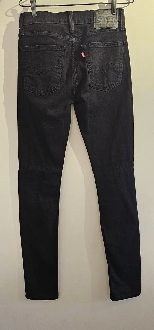 CALÇA LEVIS PRETA 510 W28 L34 - Foto 4