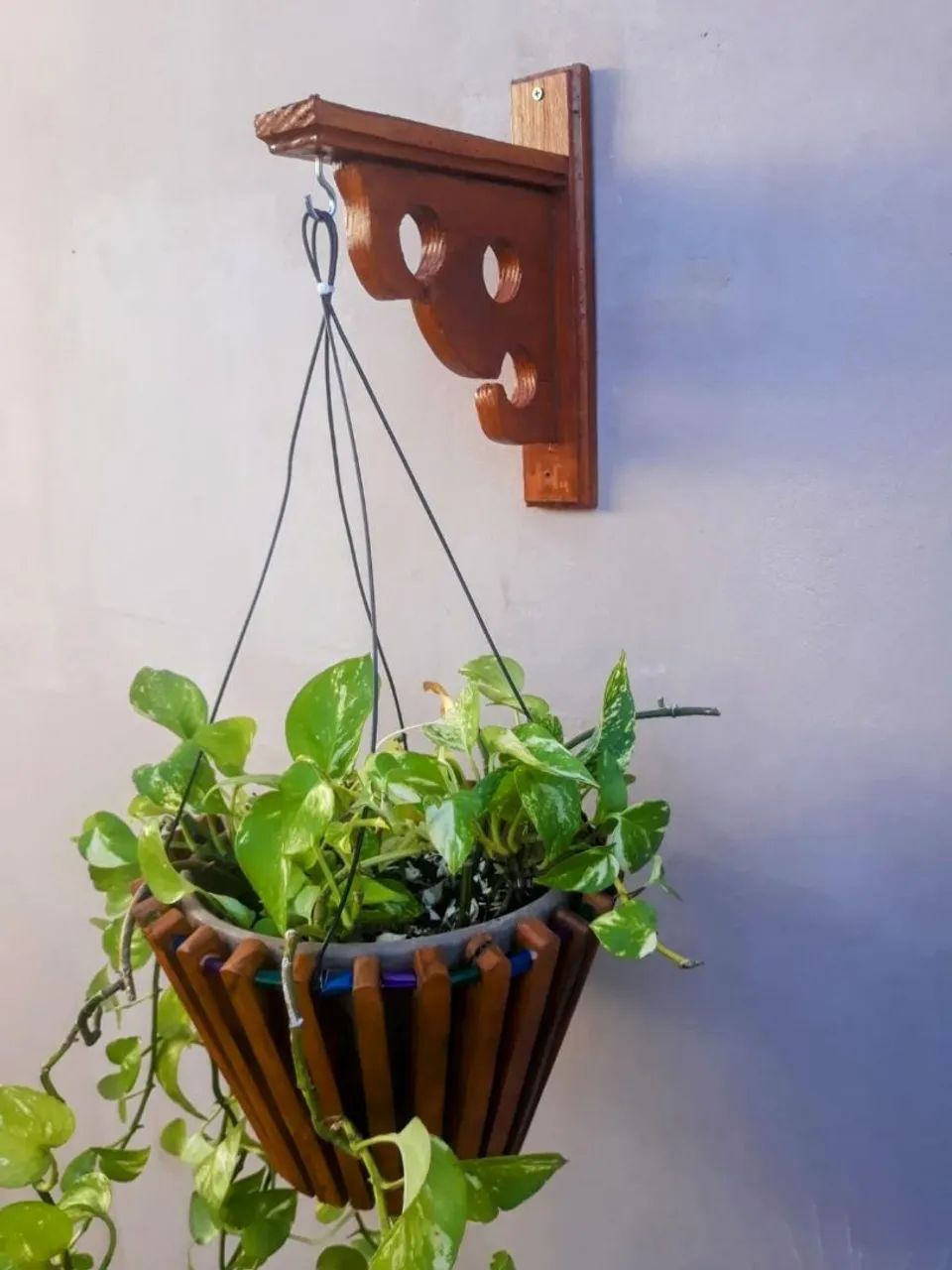 SUPORTE PARA PLANTAS? EM MADEIRA ? - Foto 5