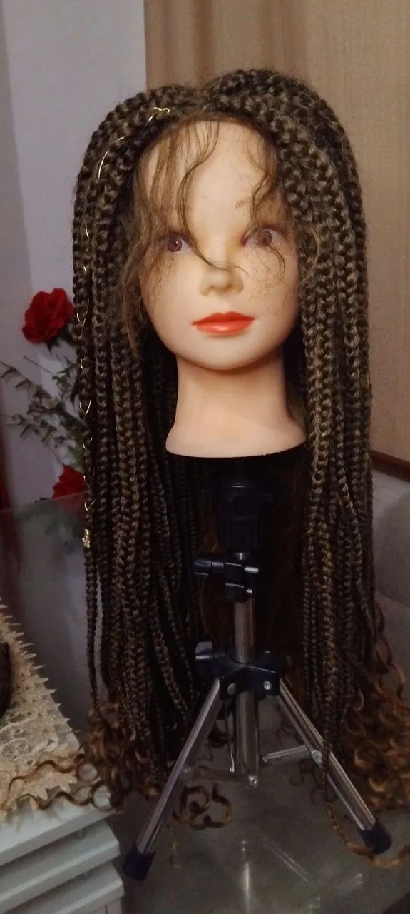 Lace front box braids longa