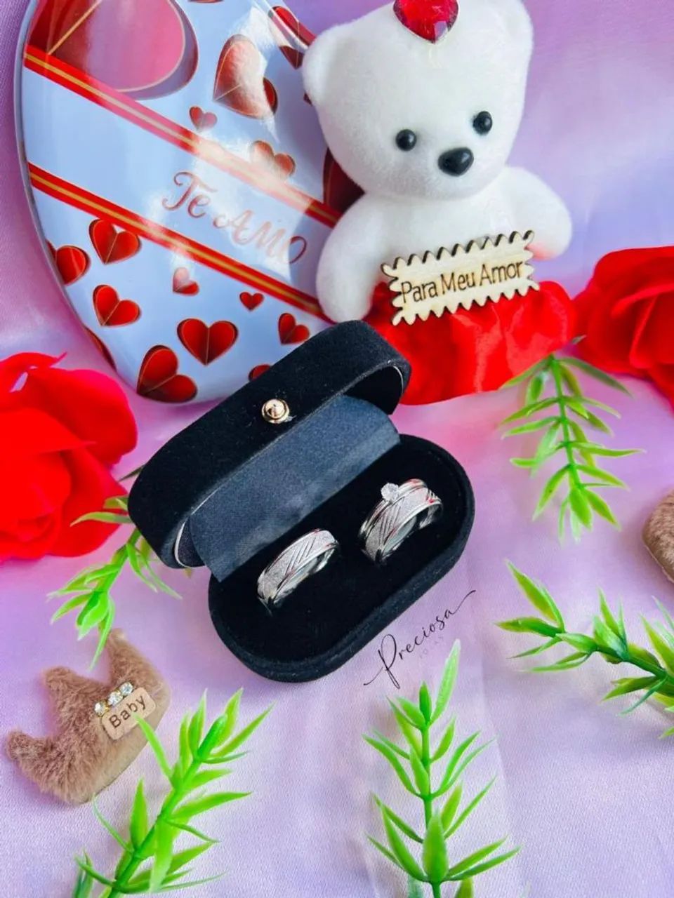 ALIANÇAS ÚNICAS PARA SIMBOLIZAR AMOR E COMPROMISSO VERDADEIRO - Foto 2