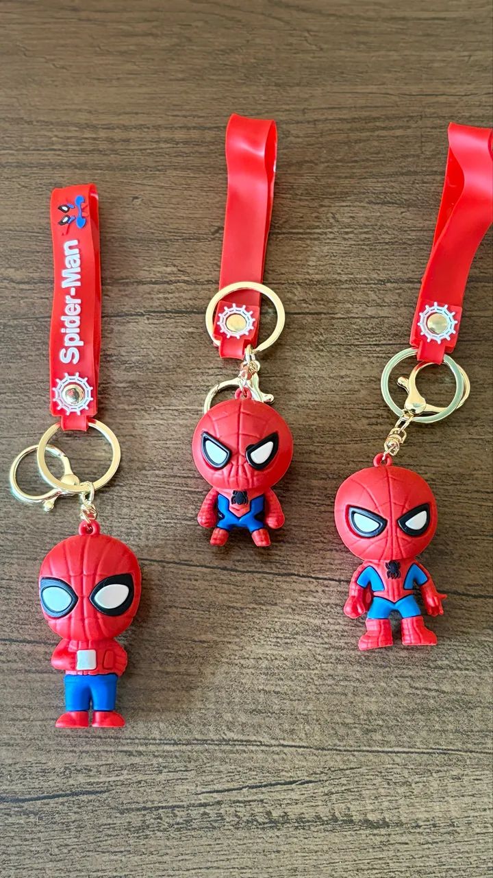 Chaveirinhos do Spider-Man 