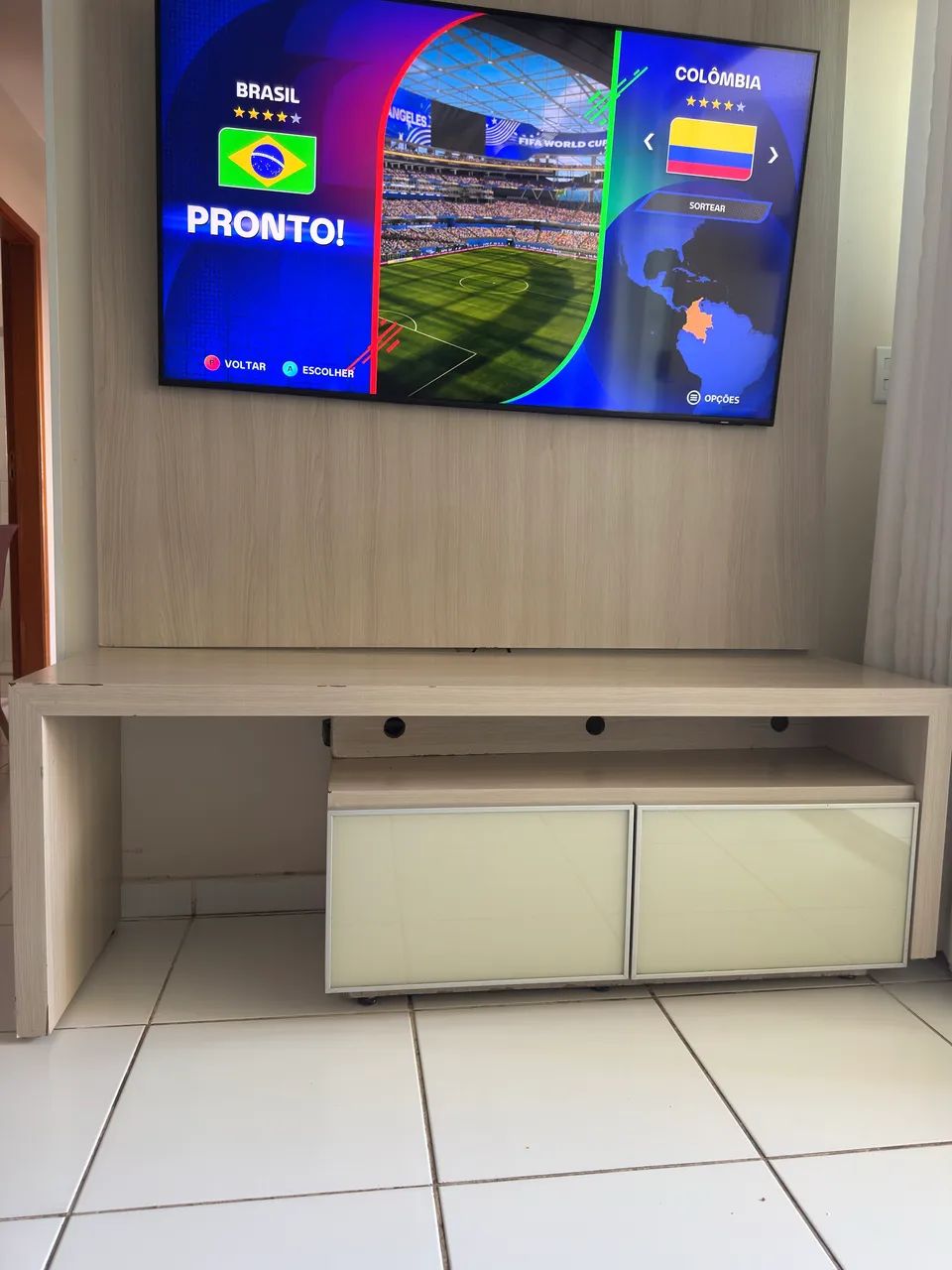 Rack MDF com gavetas em vidro - Foto 2