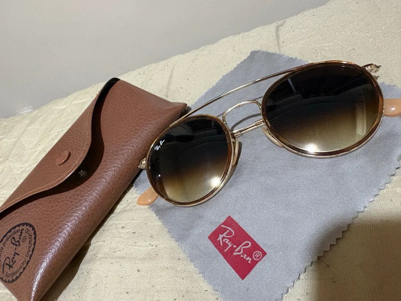 Ray Ban Dourado - Foto 5