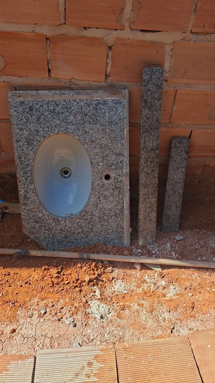 Pia para banheiro com bancada - Foto 2