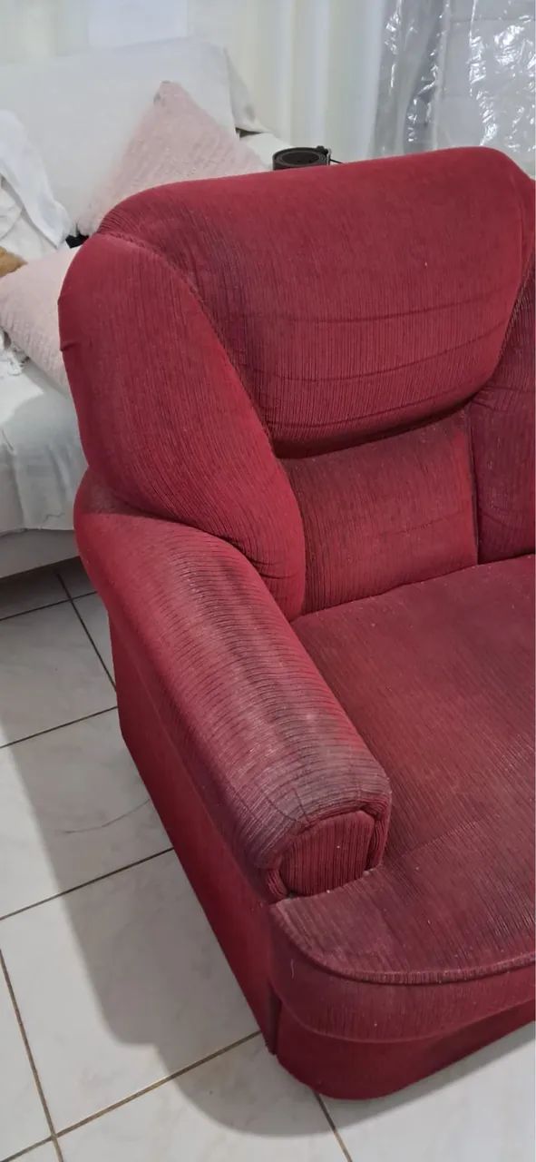 Poltrona - Vermelho - Foto 3