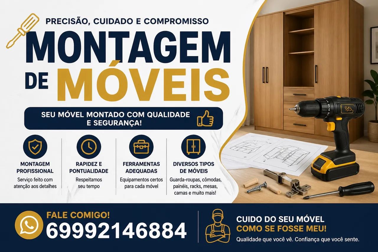Montagem e desmontagem de móveis 