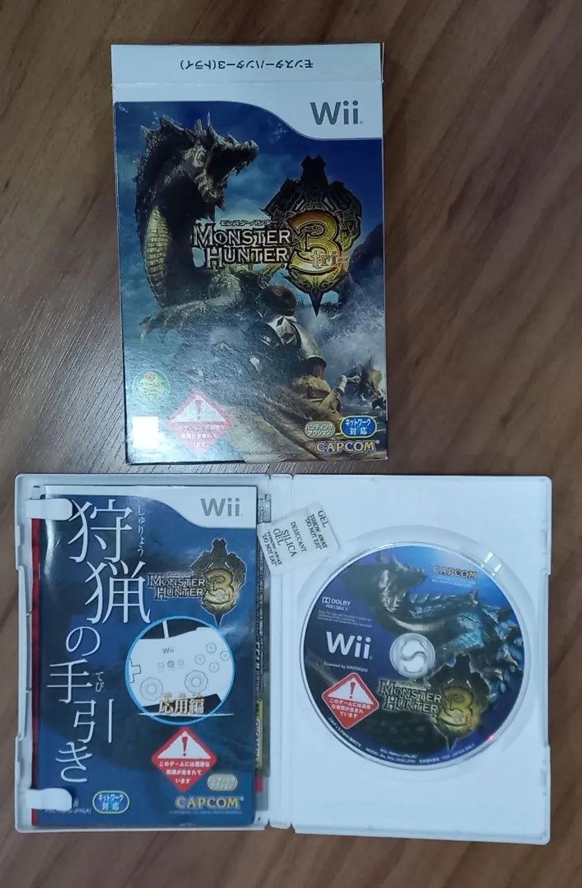 BUNDLE MONSTER HUNTER 3 DO WII COM CONTROLE PRO NOVO SEM USO  - Foto 4