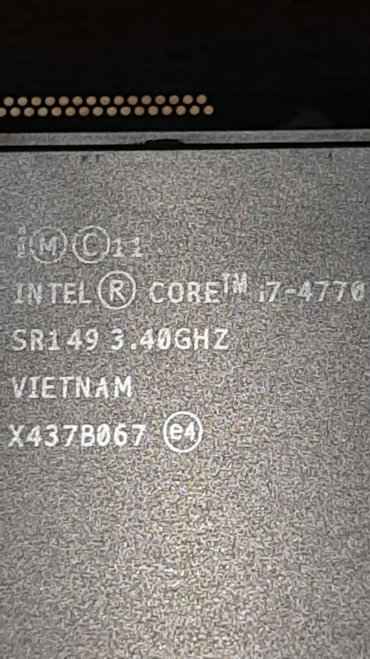 Processador intel Core i7 - 4770  3,40Hz