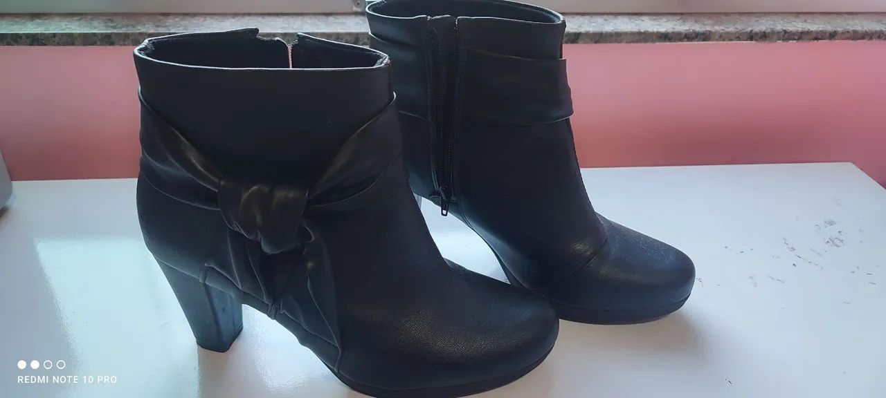 Bota Modare Confortável preta estilosa - Foto 3