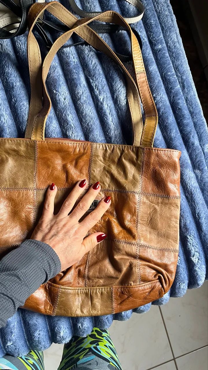 Bolsa em couro legítimo - Foto 2