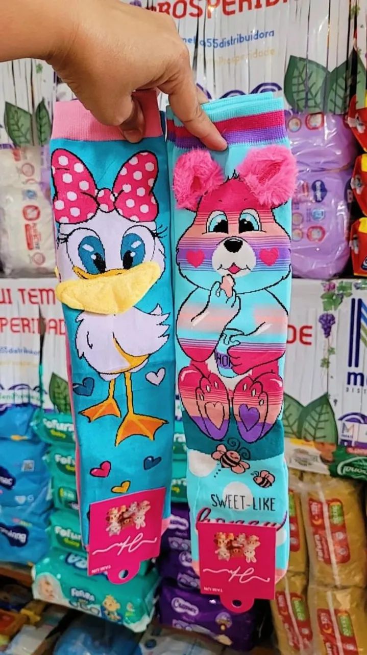 Meia Maluca ou divertida - Foto 5