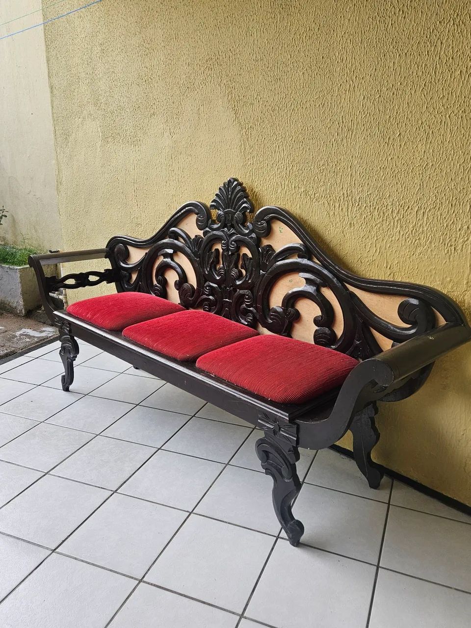 Sofá/canapé de madeira nobre - Foto 4