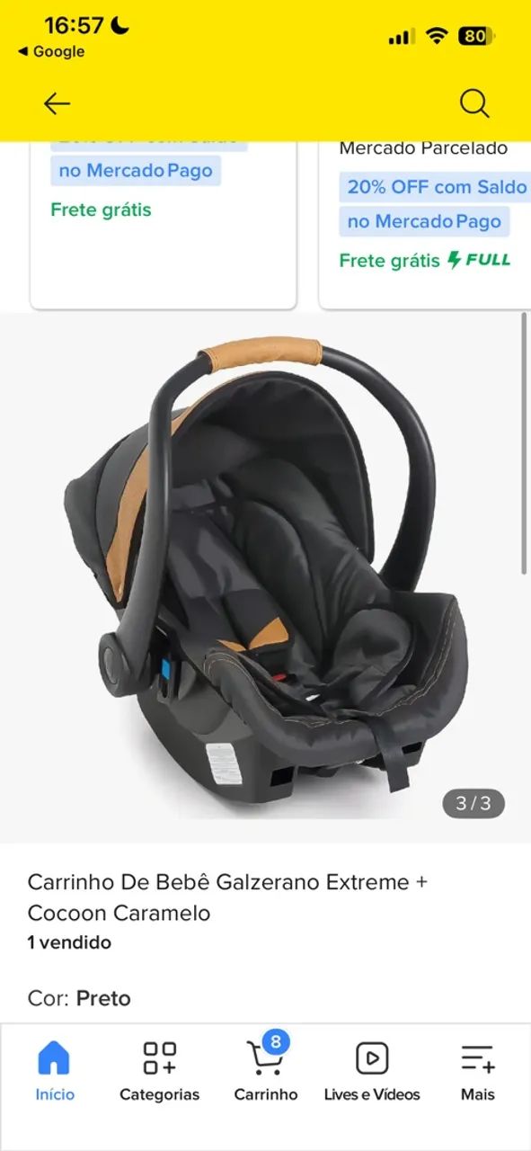 Bebê conforto galzerano 