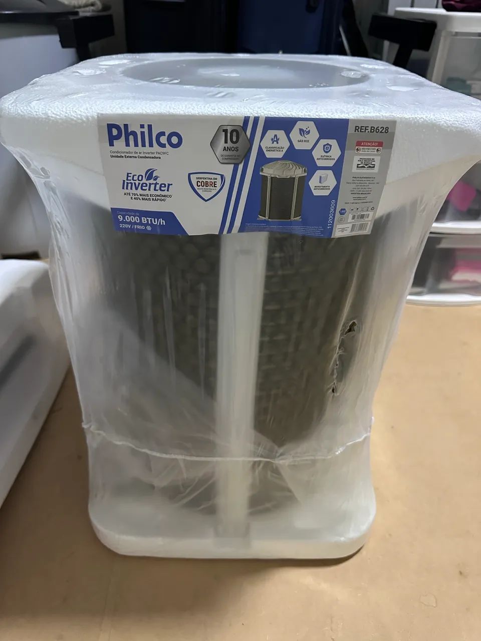 Ar condicionado Philco - 9 mil btus - NOVO - Foto 2