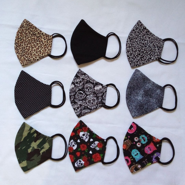 Máscaras de tecido
