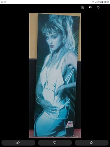 MADONNA - POSTER LANÇAMENTO 1985 - RARO 